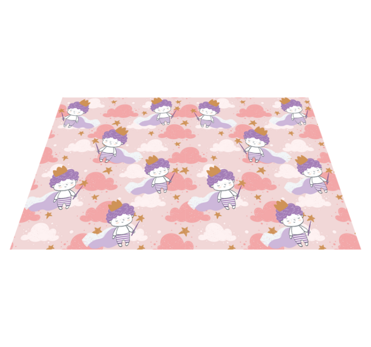 Individual mesa infantil figuras animadas adorables - TenVinilo