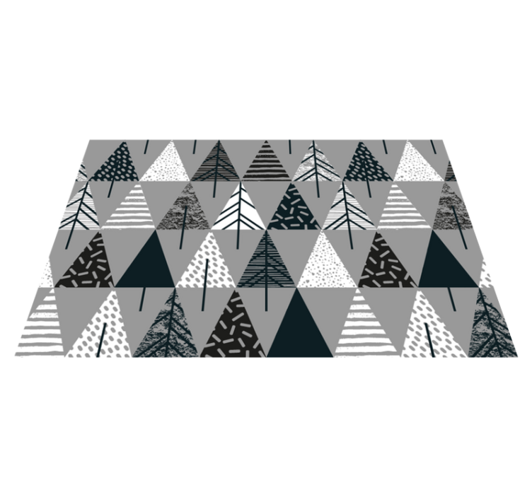 Mantel individual original árboles minimalistas estilo nórdico - TenVinilo