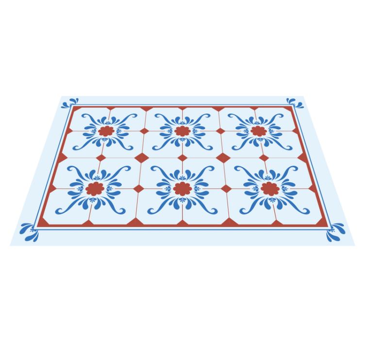 Individual mesa patrón floral vintage - TenVinilo