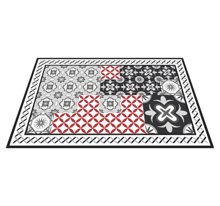 Individual mesa patrón superficie texturizada sofisticada - TenVinilo