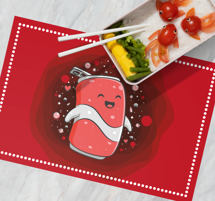 Mantel individual original Dibujos animados de graffiti de lata o - TenVinilo