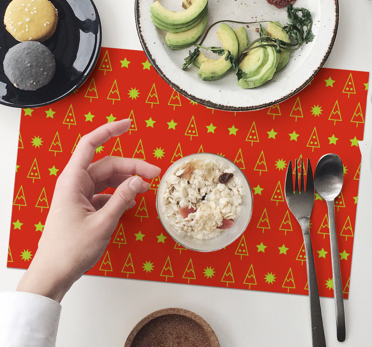 Manteles individuales navideños - TenVinilo