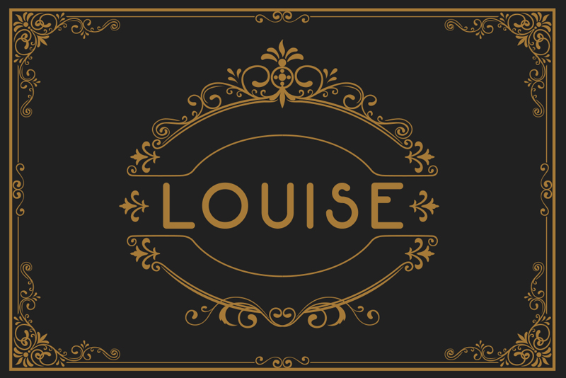 Manteles individuales elegantes con nombre - TenVinilo