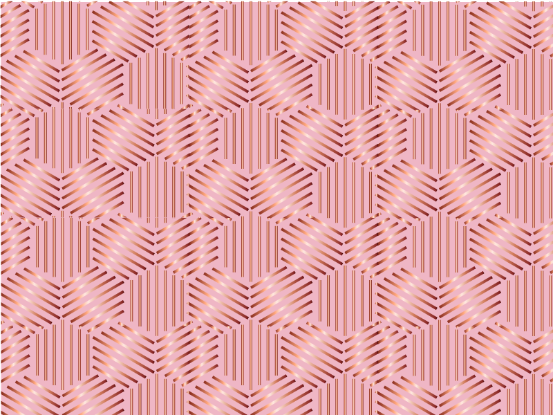 Individual mesa patrón disposición geométrica - TenVinilo