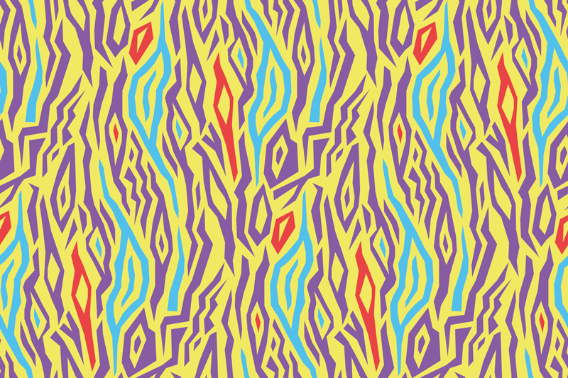 Mantel individual patrón Estampado animal vintage - TenVinilo