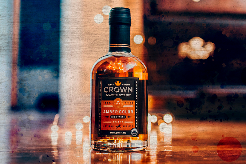 Botella de manteles individuales de vinilo de jarabe de arce - TenVinilo