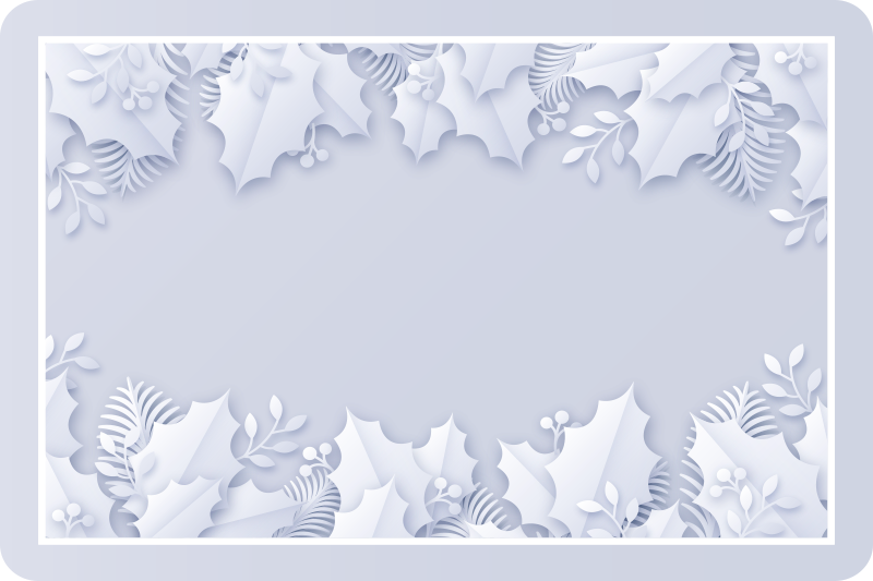 Individual mesa navideño diseño elegante navideño - TenVinilo