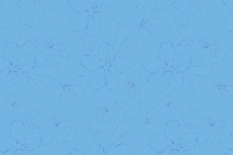 Individual mesa patrón superficie inspirada en botánica - TenVinilo