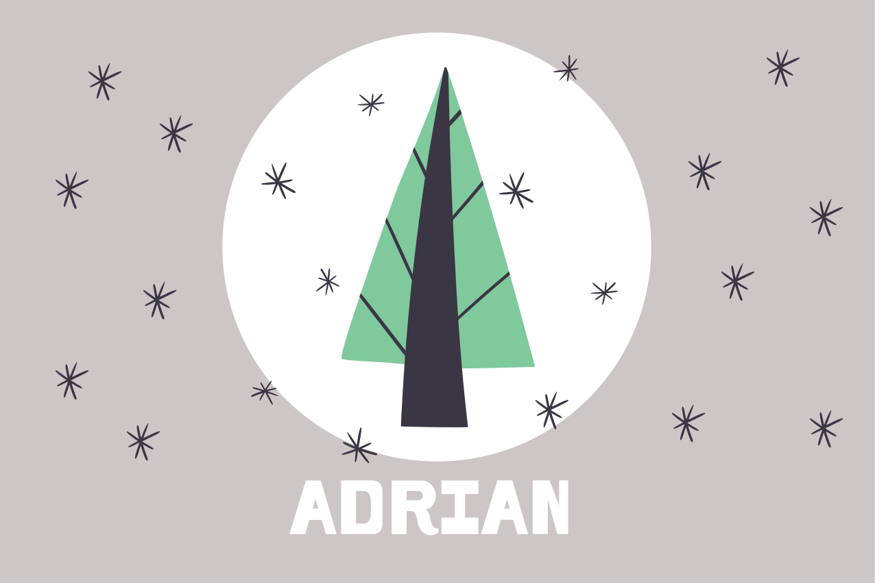 Manteles individuales navideños árbol de navidad personalizado - TenVinilo