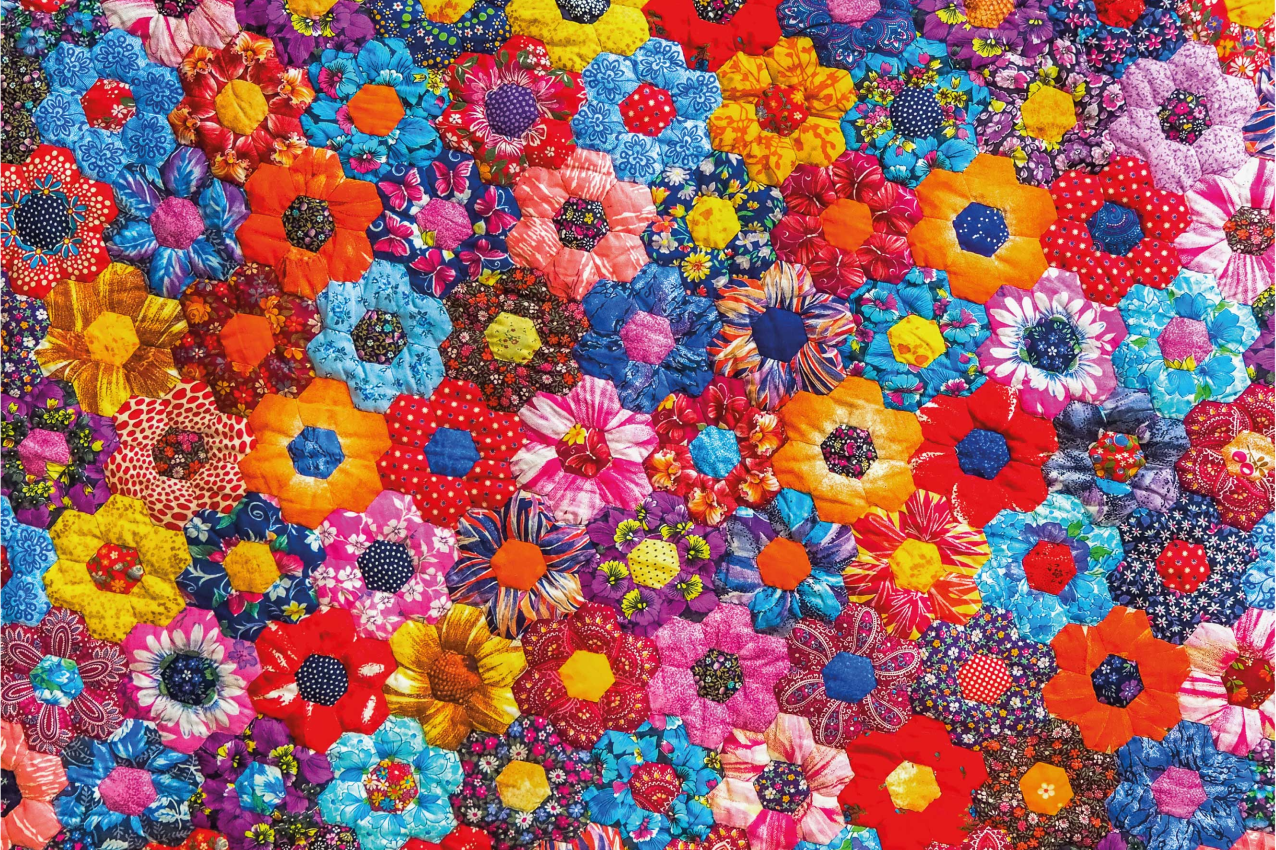 Mantel individual original Parche de flores - TenVinilo