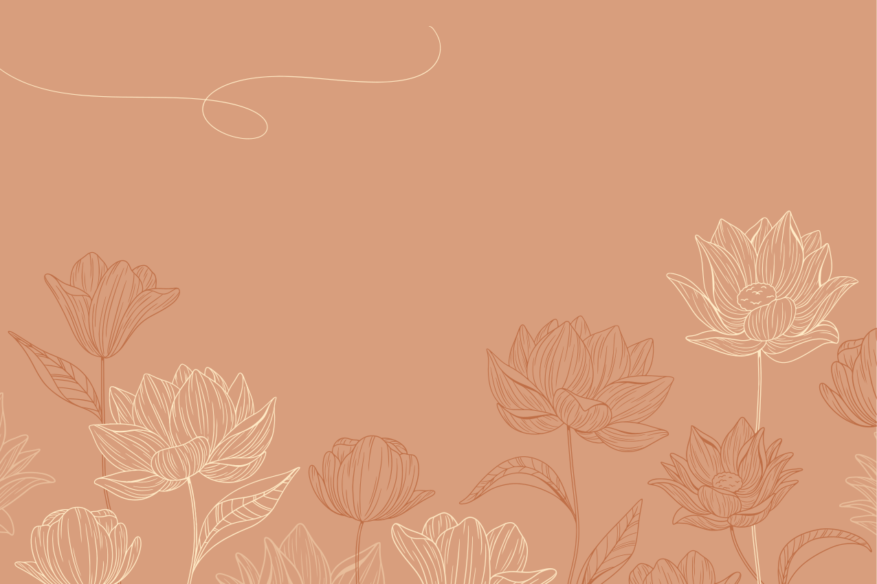 Individual mesa original arreglo floral de té - TenVinilo