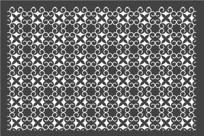 Individual mesa patrón alfombra elegante con diseño - TenVinilo