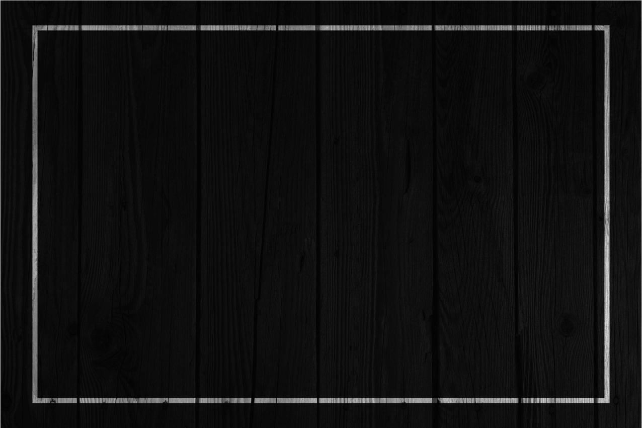 Individual mesa patrón superficie negra elegante - TenVinilo