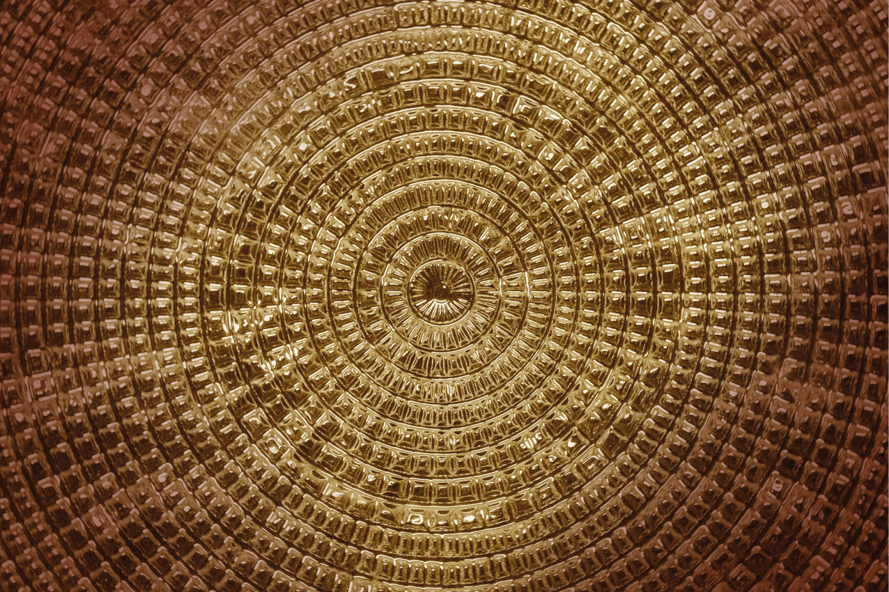 Mantel individual moderno Diseño circular - TenVinilo