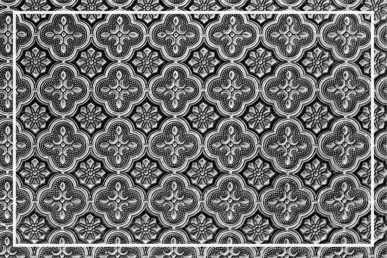 Mantel individual elegante Diseño elegante con adorno - TenVinilo