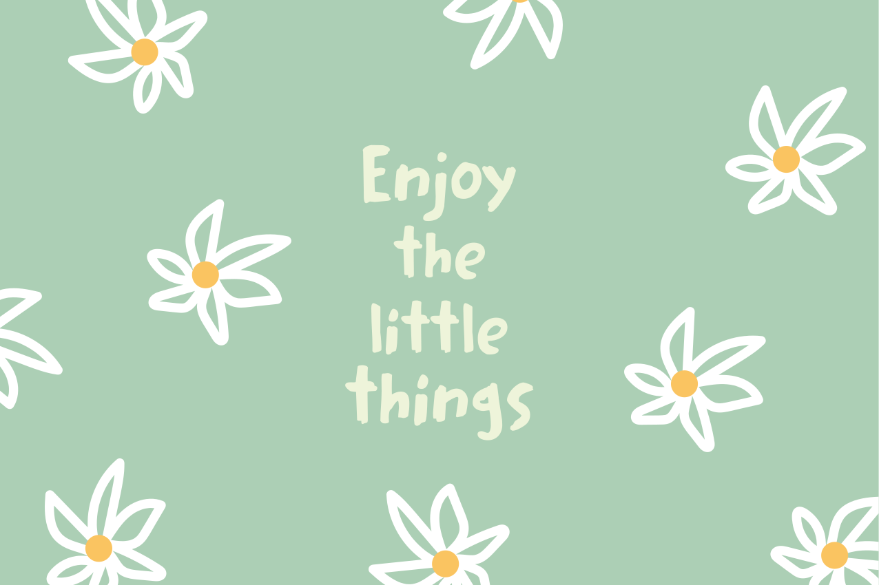 Individual mesa original jardín de margaritas - TenVinilo