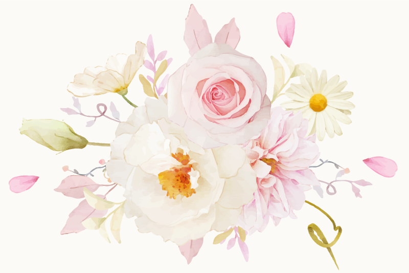 Individual mesa original arreglo floral encantador - TenVinilo