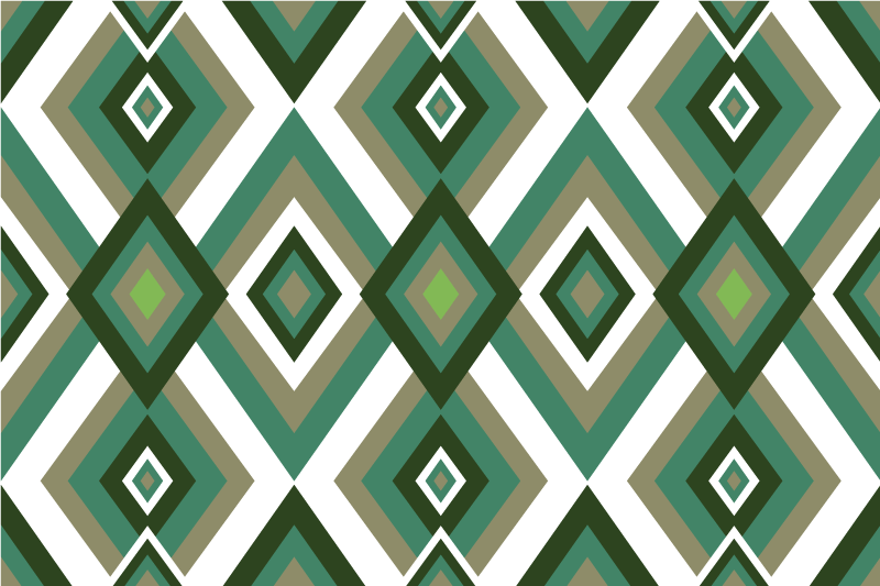 Individual mesa moderno diseño geométrico - TenVinilo