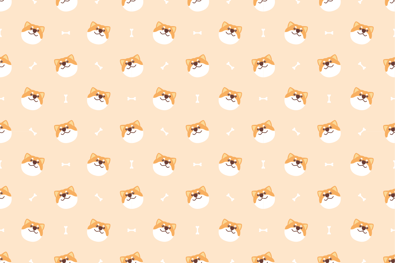 Individual mesa infantil caras de perros alegres - TenVinilo