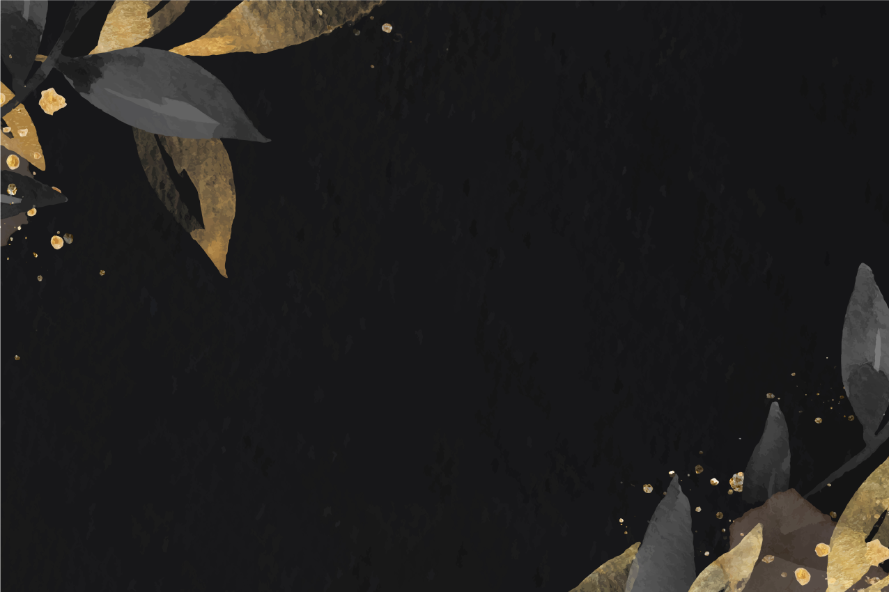 Individual de mesa elegante motivos de hojas refinadas - TenVinilo