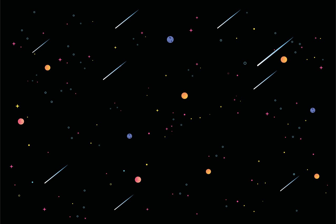 Individual mesa infantil comida temática del espacio - TenVinilo