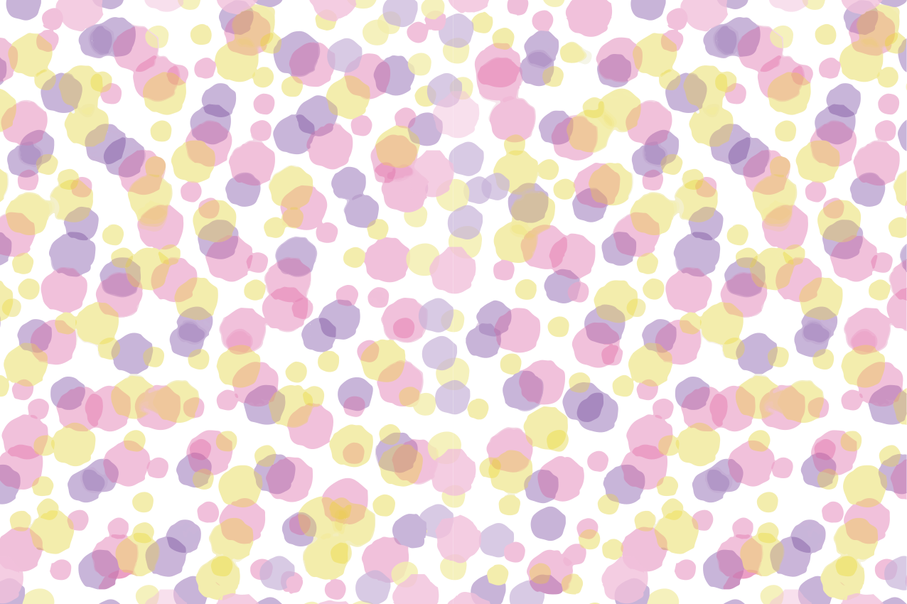 Individual mesa patrón patrones abstractos coloridos - TenVinilo