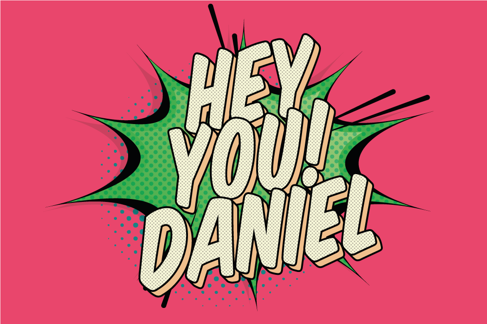 Individual mesa personalizable ¡hola tú! personalizado - TenVinilo