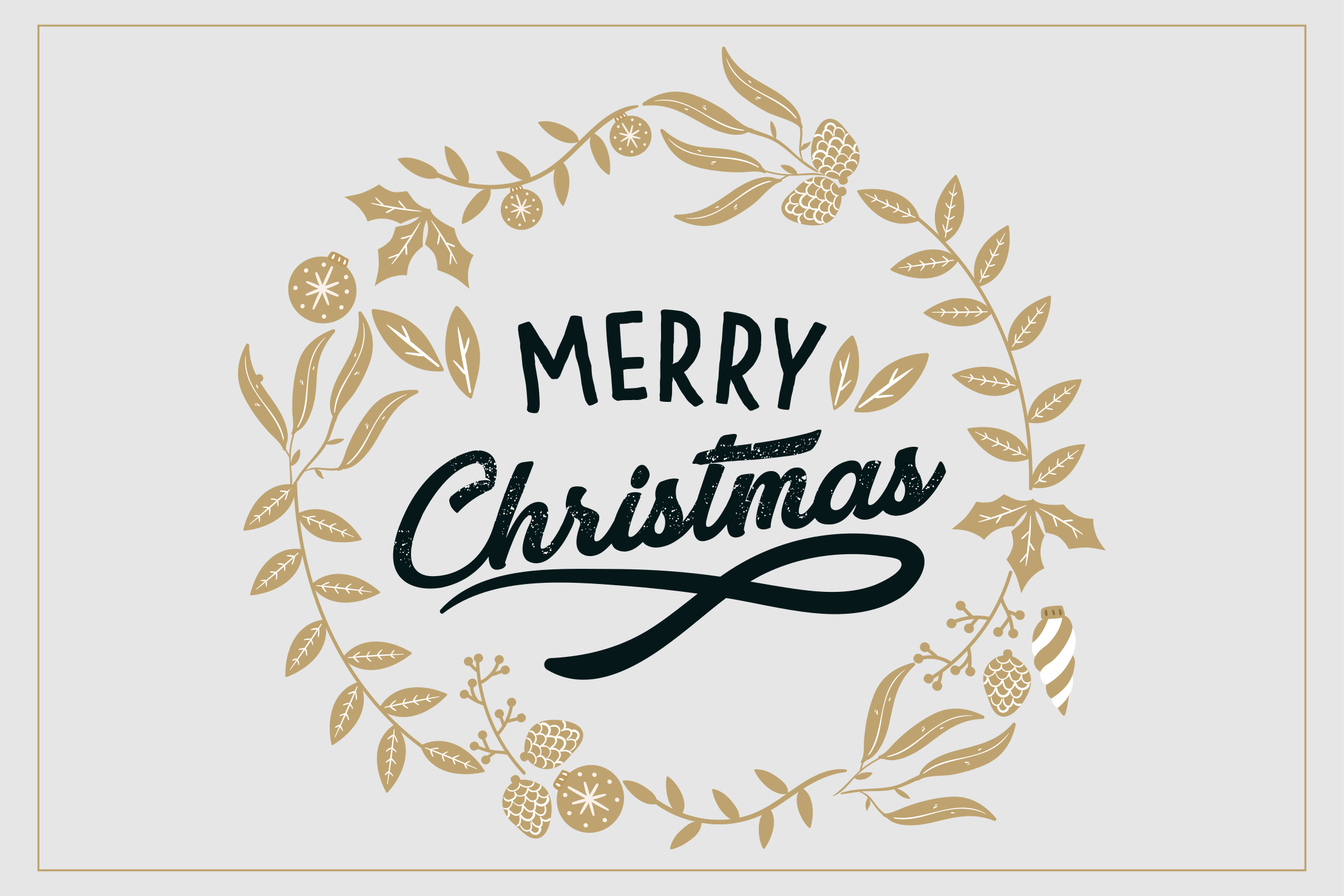 Mantel individual navideño Bordado floral navidad - TenVinilo