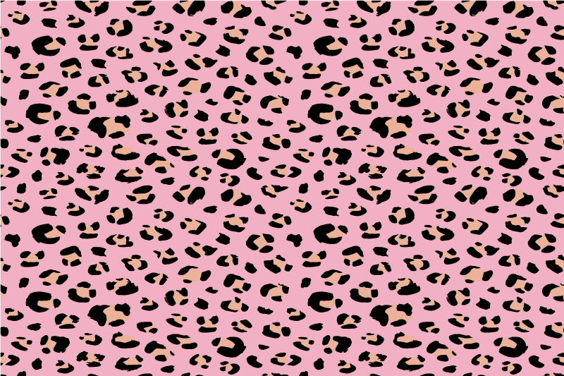 Individual mesa original estilo estampado de leopardo - TenVinilo