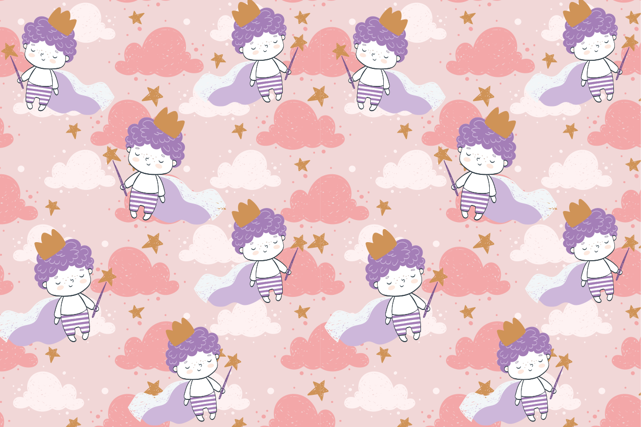 Individual mesa infantil figuras animadas adorables - TenVinilo