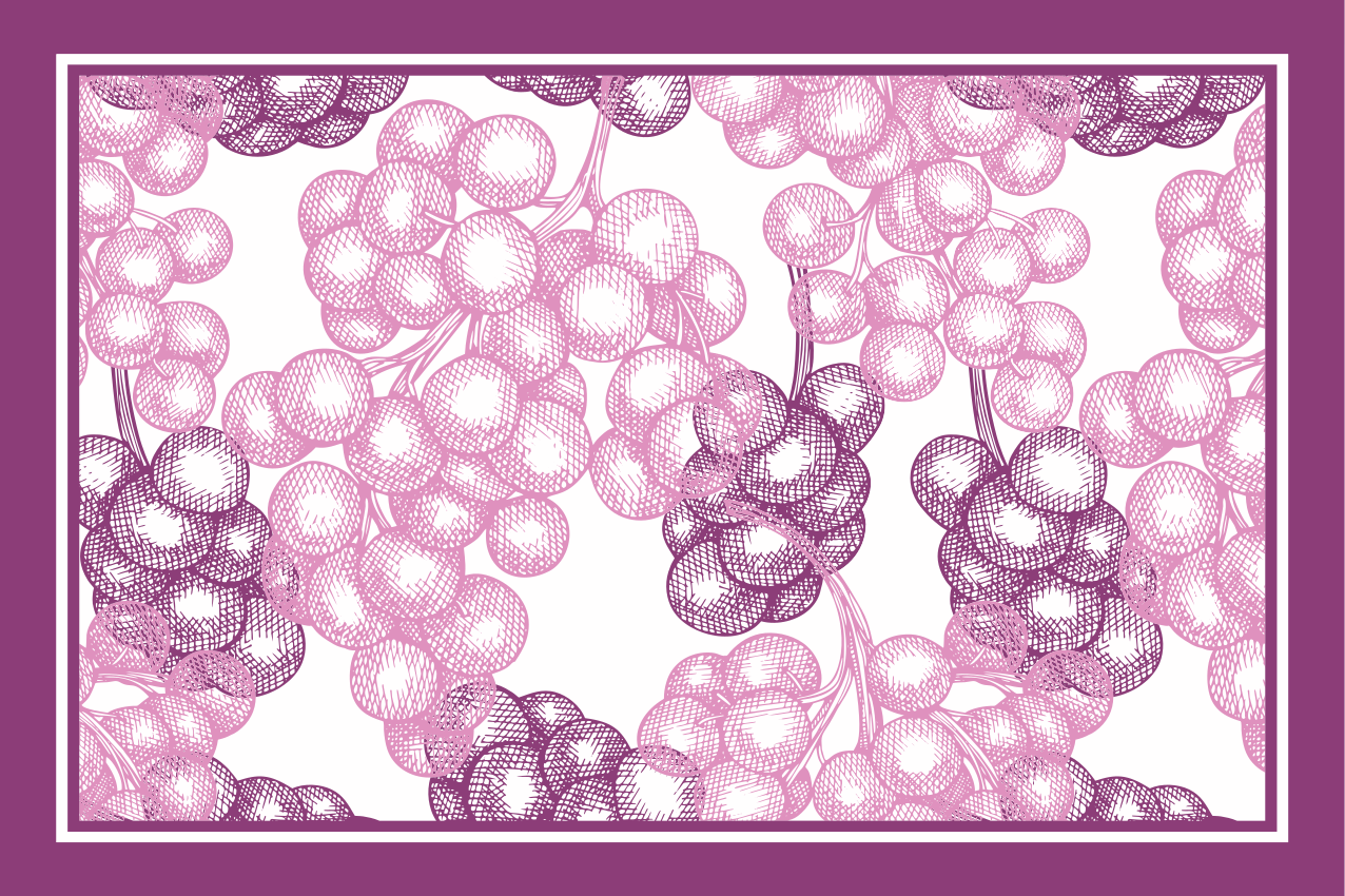 Individual mesa patrón textura floral - TenVinilo