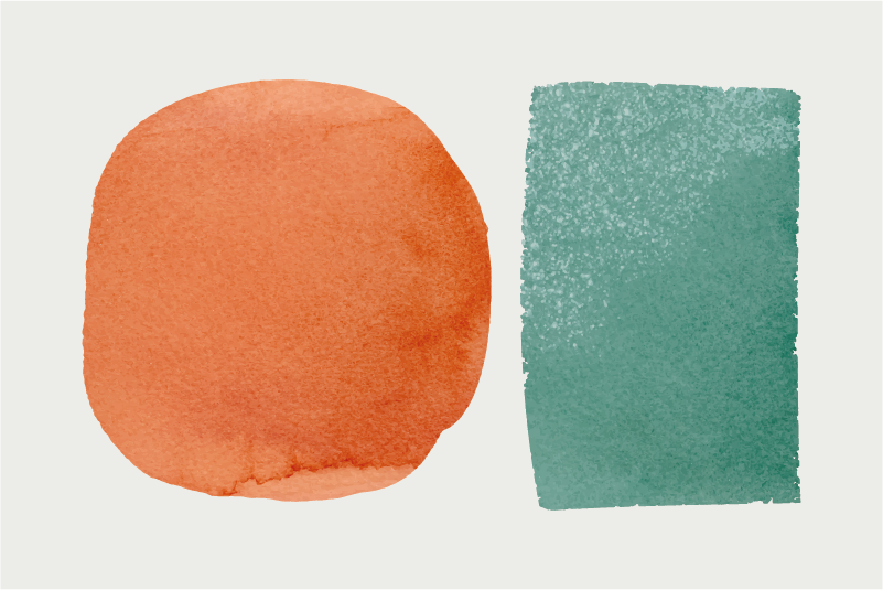 Individual mesa patrón manchas abstractas - TenVinilo