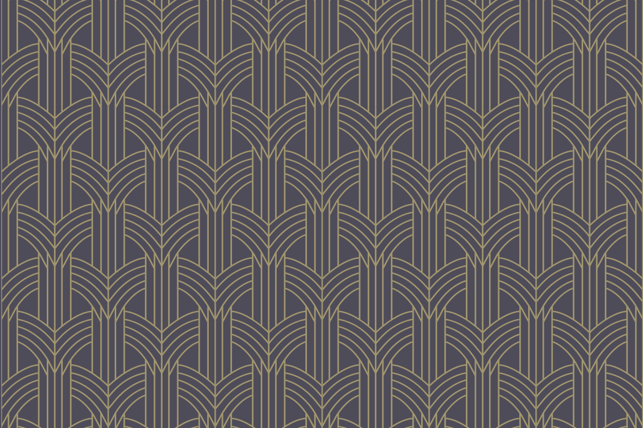 Individual mesa patrón elemento geométrico elegante - TenVinilo