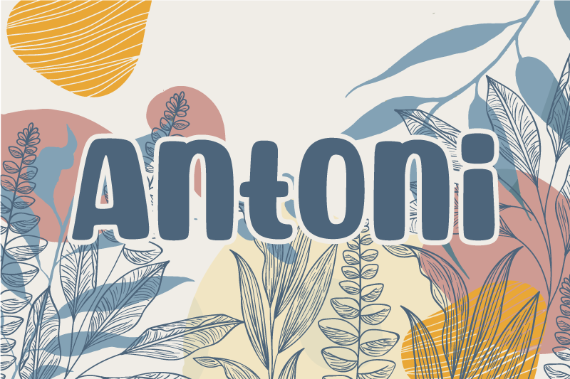 Individual mesa original diseño de nombre estiloso - TenVinilo