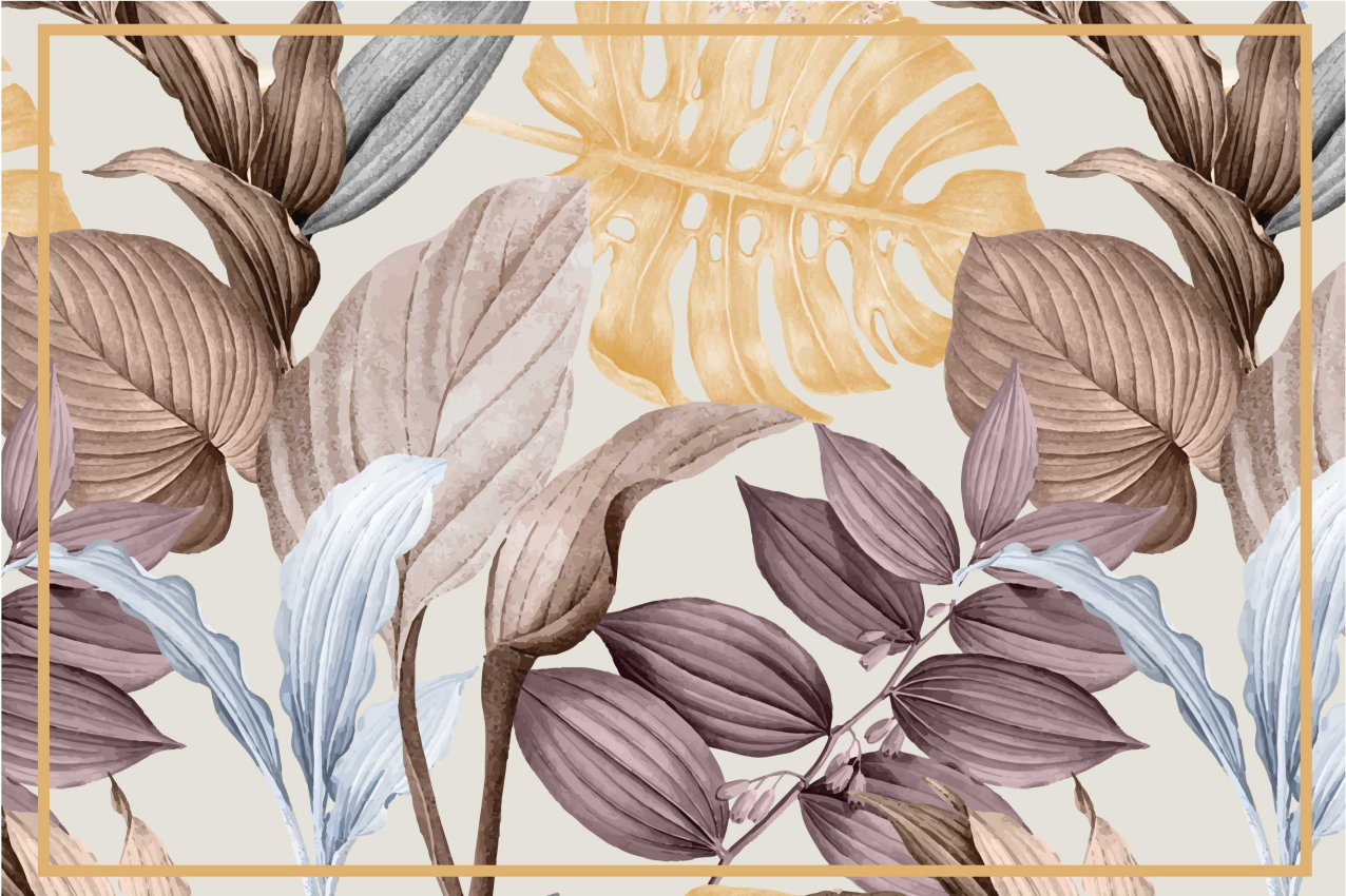 Mantel individual casa Plantas tropicales xxl - TenVinilo