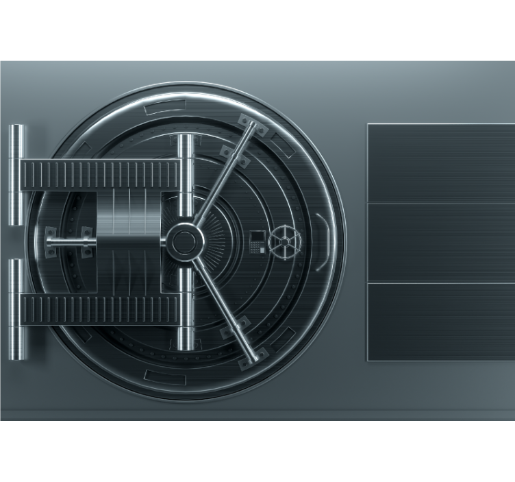 Mural diseño de habitación segura - TenVinilo