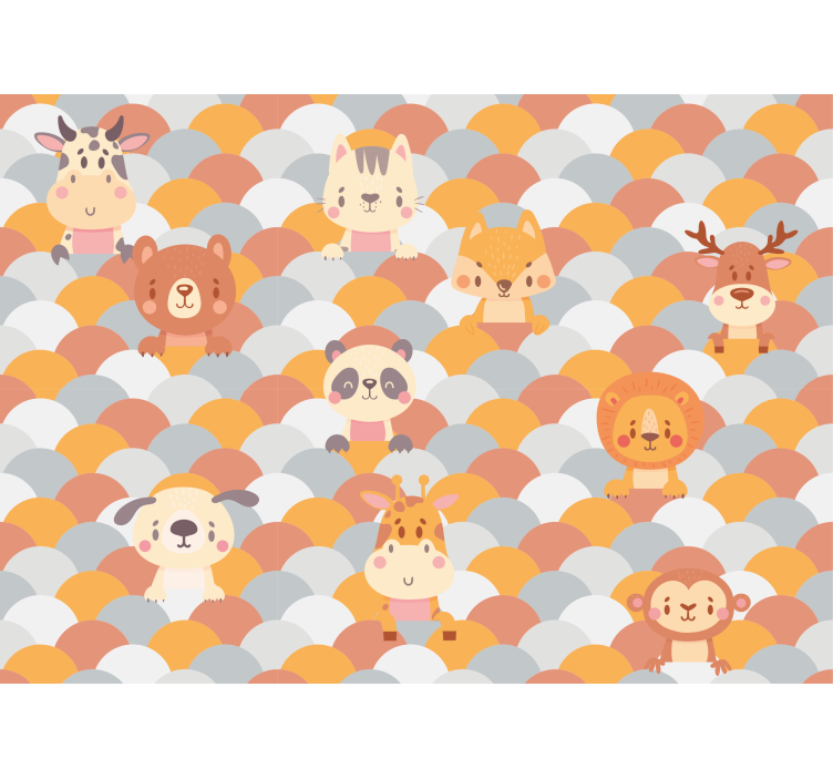 Murales infantiles Animales emergentes para niños - TenVinilo