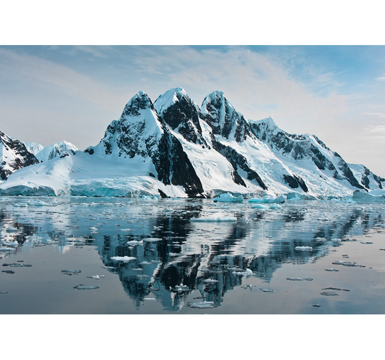 Fotomural 3D Iceberg oculto modelo 3d - TenVinilo