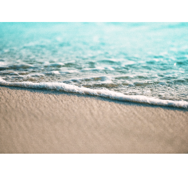 Mural de mar olas de agua suaves - TenVinilo