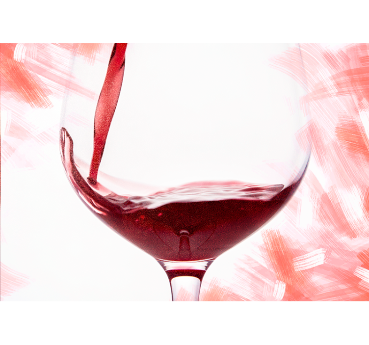 Fotomural cocina Cerrar vino tinto - TenVinilo