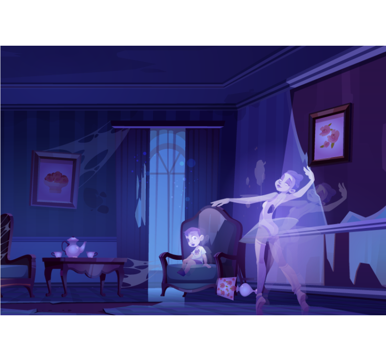 Murales para habitaciones Fantasmas abandonados - TenVinilo