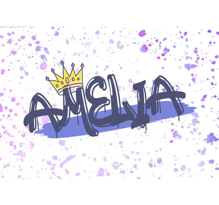 Mural de frases formación de nombres personalizada - TenVinilo