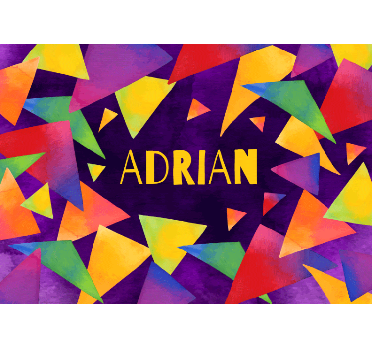 Fotomural juveniles Formas geométricas de colores - TenVinilo