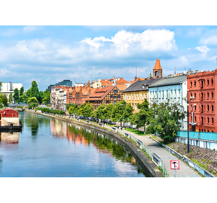 Mural ciudad reflexión sobre el paisaje urbano patrimonial - TenVinilo