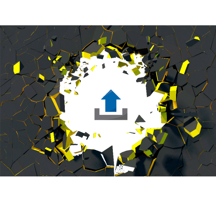 Fotomural personalizable Pared rota 3d con foto propia - TenVinilo