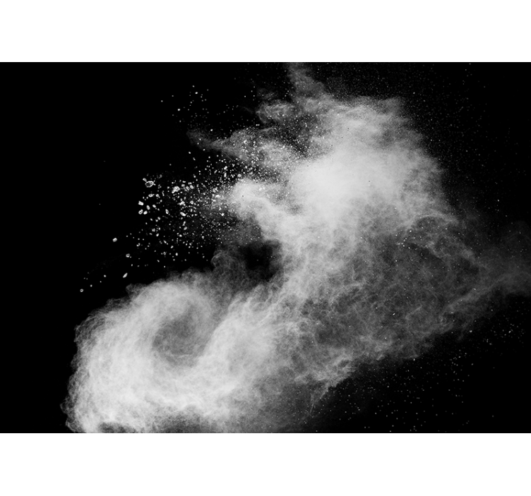 Fotomural 3d efecto nubes de humo - TenVinilo