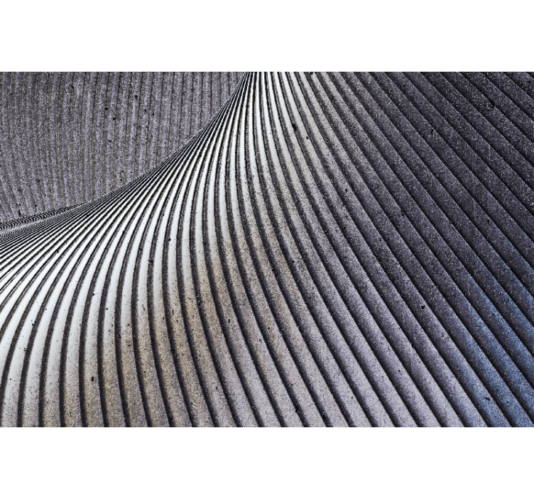 Fotomural 3D Ondas de hormigón 3d - TenVinilo