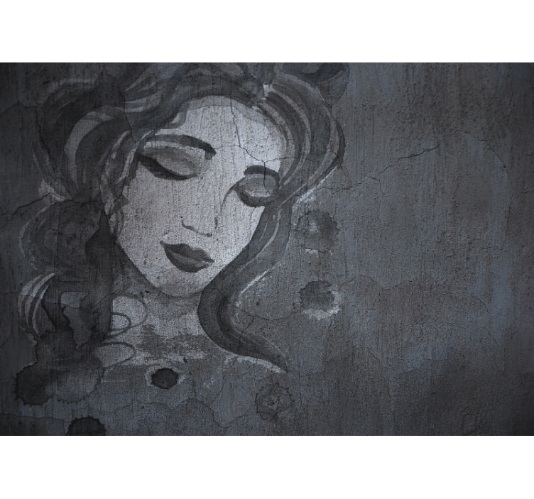 Mural para salón Figuras de salpicaduras en blanco y negro - TenVinilo