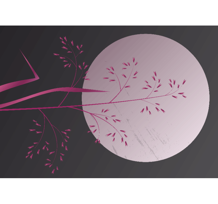 Mural zen motivo botánico sereno - TenVinilo