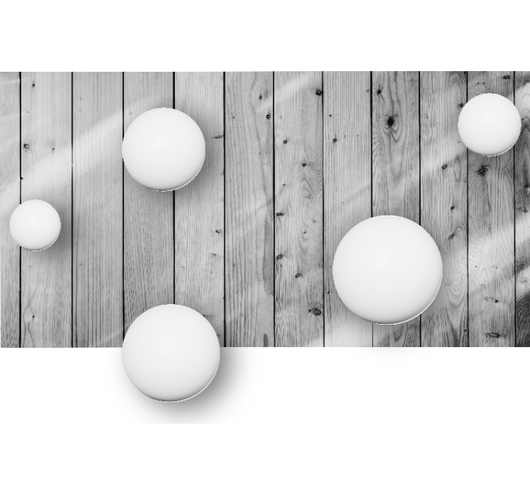 Mural de textura arreglo de esferas geométricas - TenVinilo